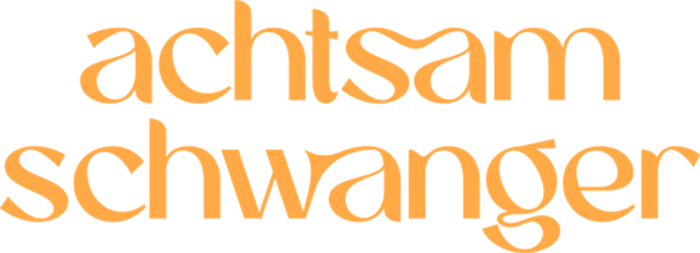Logo Achtsam Schwanger Apricot