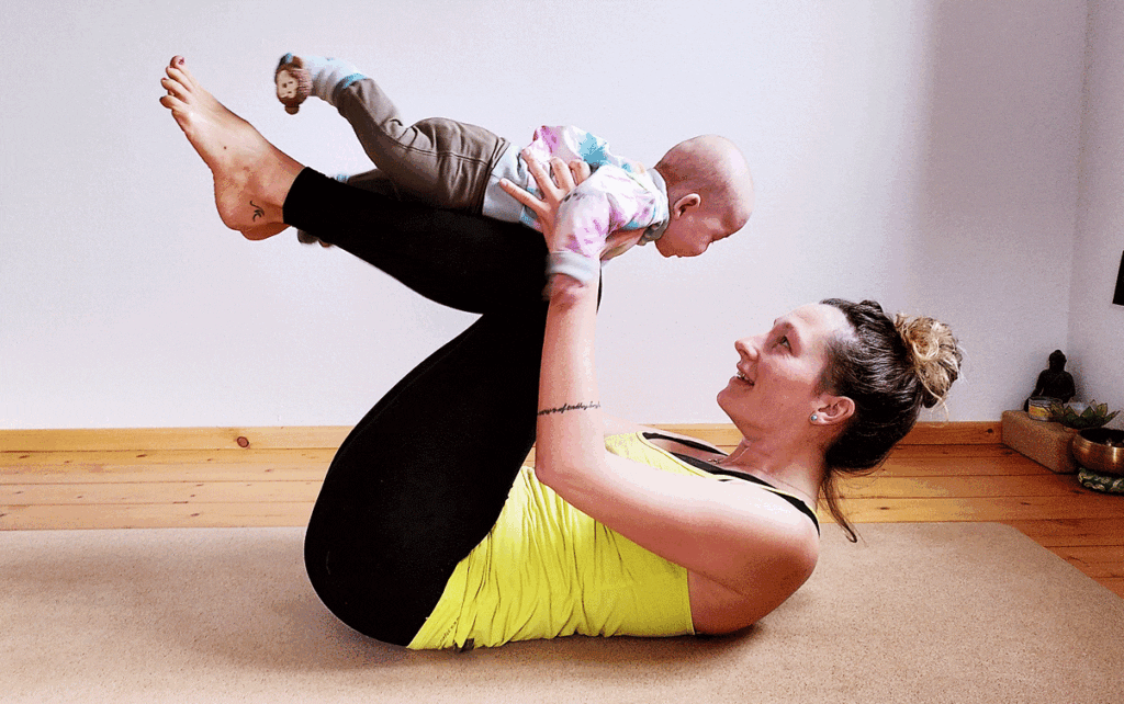 Online Yoga mit Baby